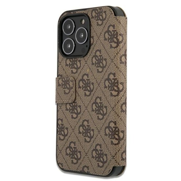 Guess GUBKP13X4GMGBR iPhone 13 Pro Max 6.7&quot  brown/brown book 4G Big Metal Logo 10