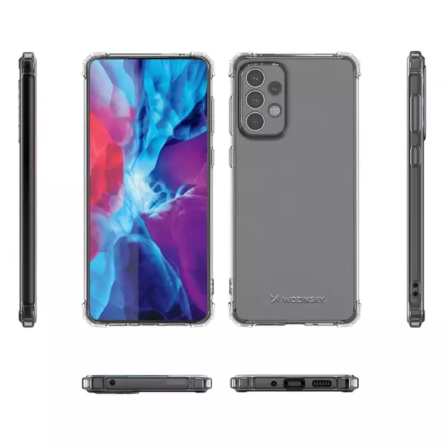 Wozinsky Anti Shock Armored Case for Samsung Galaxy A73 transparent 11