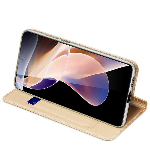 Dux Ducis Skin Pro Holster Case Cover Flip Poco M4 Pro 5G gold 14