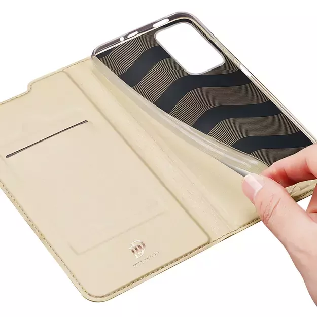 Dux Ducis Skin Pro Holster Case Cover Flip Poco M4 Pro 5G gold 9