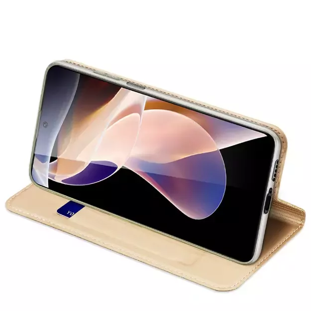 Dux Ducis Skin Pro Holster Case Cover Flip Poco M4 Pro 5G gold 5