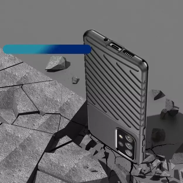 Thunder Case flexible armored cover for Samsung Galaxy A73 black 13