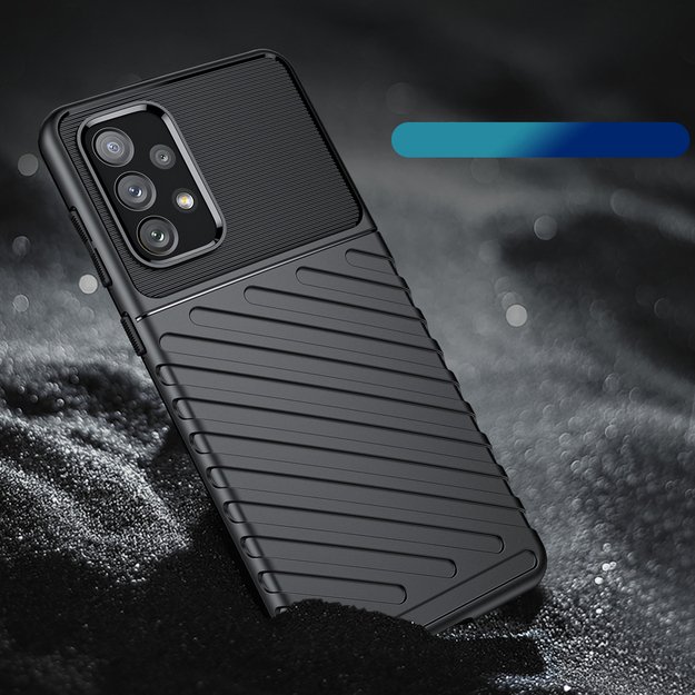 Thunder Case flexible armored cover for Samsung Galaxy A73 black 4