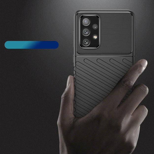 Thunder Case flexible armored cover for Samsung Galaxy A73 black 2