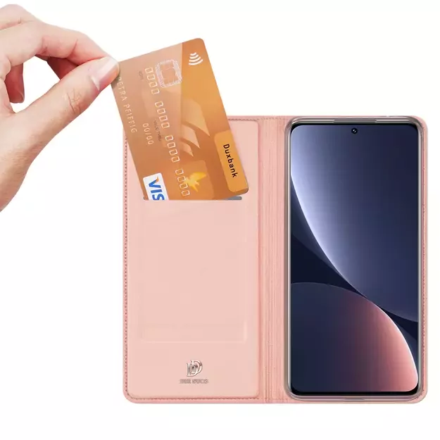 Dux Ducis Skin Pro Holster Cover Flip Cover for Xiaomi 12 Pro pink 29
