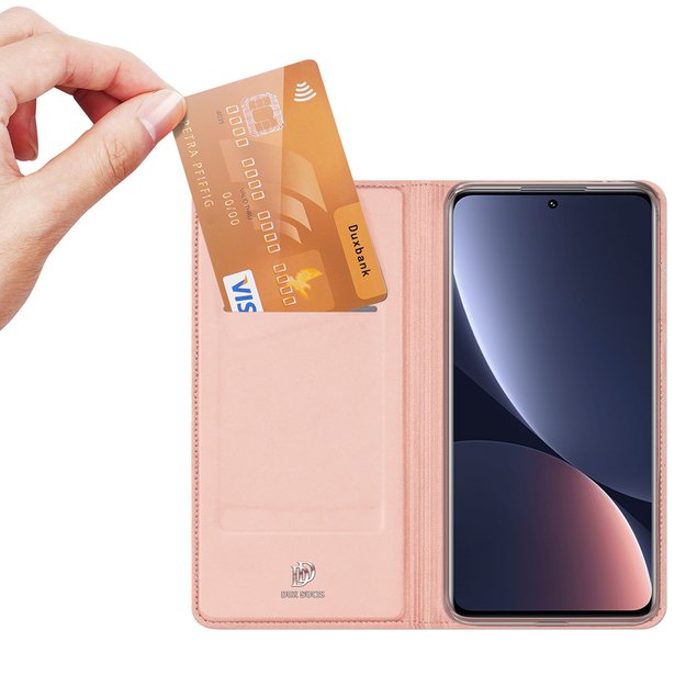 Dux Ducis Skin Pro Holster Cover Flip Cover for Xiaomi 12 Pro pink 10