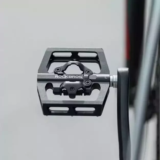Rockbros PD15-BK Aluminum Alloy Bicycle Pedal Set - Black 5