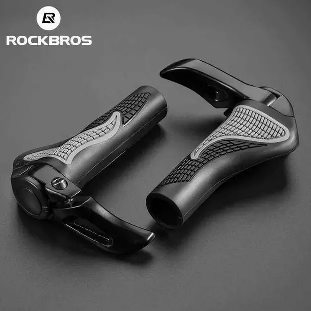 Rockbros BT1007B Bicycle Holder Set with Horns - Black 15