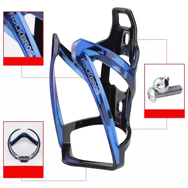 Rockbros FK338 Bike Bottle Holder - Black and Blue 4