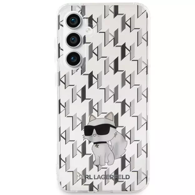 Karl Lagerfeld KLHCS23FEHNCMKLT S23 FE S711 transparent hardcase Monogram Choupette 3