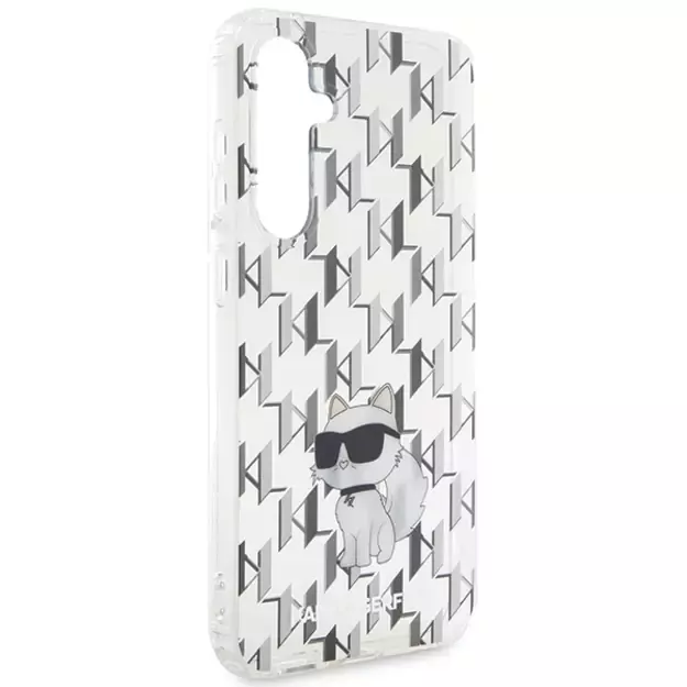 Karl Lagerfeld KLHCS23FEHNCMKLT S23 FE S711 transparent hardcase Monogram Choupette 4