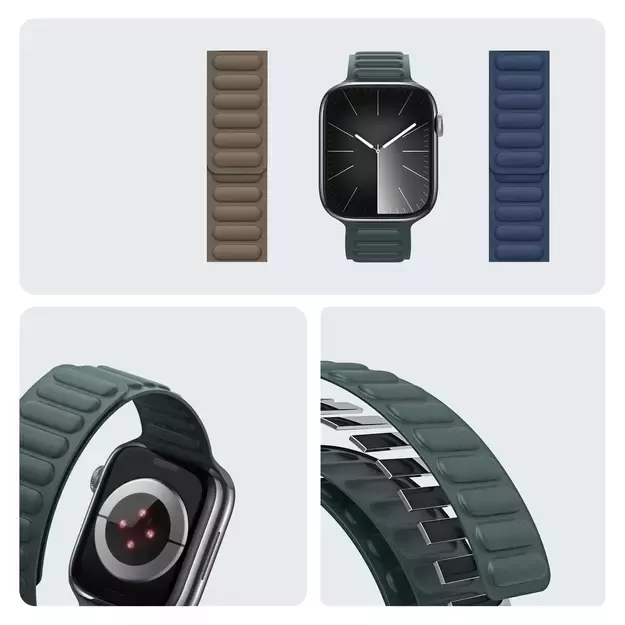 Magnetic Dux Ducis Strap BL for Apple Watch 38 / 40 / 41 mm - green 2