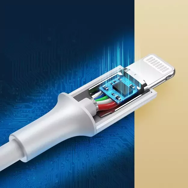 Ugreen US171 Lightning - USB-C MFi PD cable 20W 480Mb/s 1m - white 8