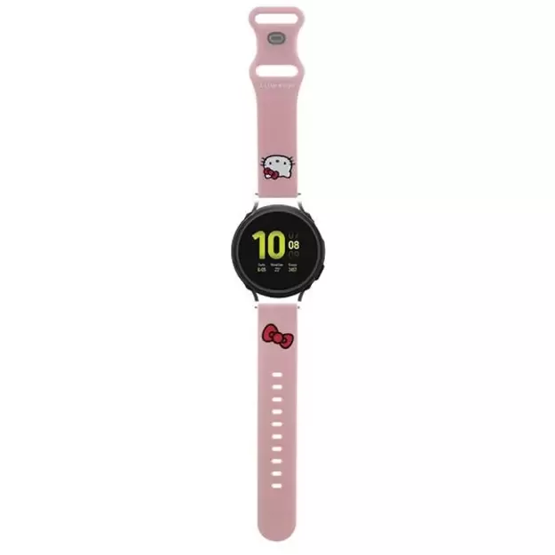 Hello Kitty Silicone Kitty Head strap universal 22mm - pink