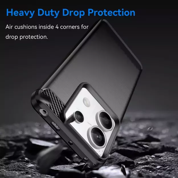 Carbon Case for Xiaomi Redmi Note 13 Pro - black 9