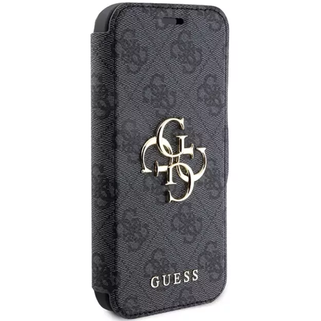 Guess 4G Metal Logo case for iPhone 15 Pro - gray 9