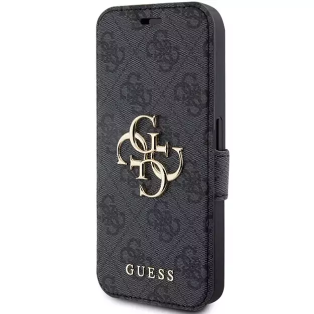 Guess 4G Metal Logo case for iPhone 15 Pro - gray 7