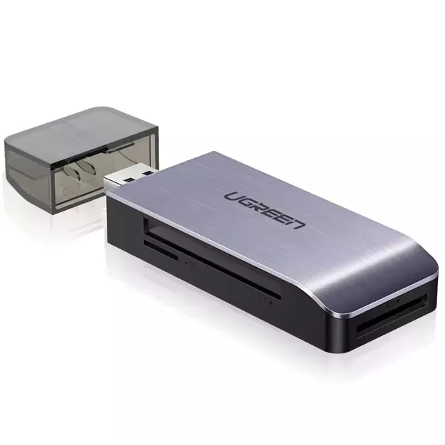 Ugreen SD / micro SD / CF / MS card reader for USB 3.0 gray (50541) 4