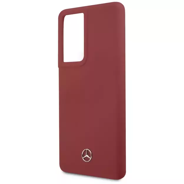 Mercedes MEHCS21LSILRE S21 Ultra G998 czerwony/red hardcase Silicone Line 12