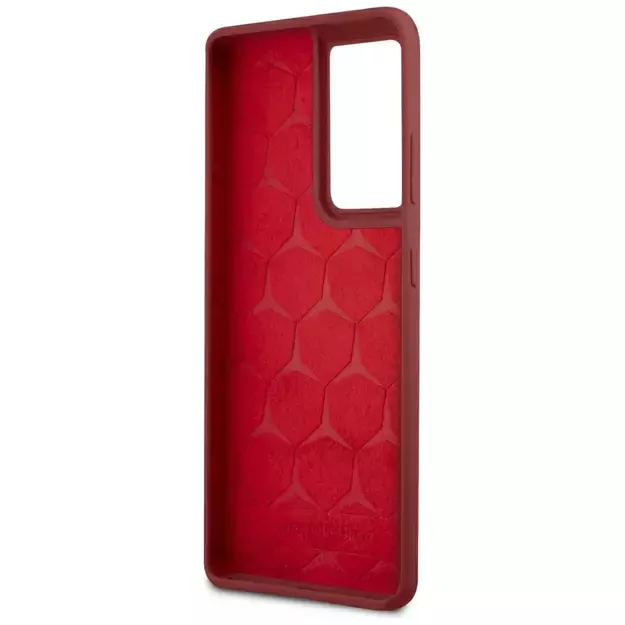 Mercedes MEHCS21LSILRE S21 Ultra G998 czerwony/red hardcase Silicone Line 13