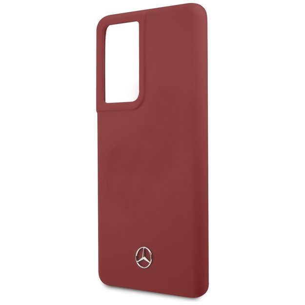 Mercedes MEHCS21LSILRE S21 Ultra G998 czerwony/red hardcase Silicone Line 5