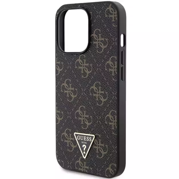 Guess 4G Triangle Metal Logo case for iPhone 14 Pro - black 5