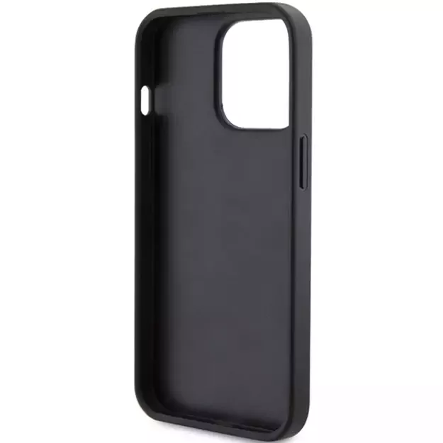 Guess 4G Triangle Metal Logo case for iPhone 14 Pro - black 6