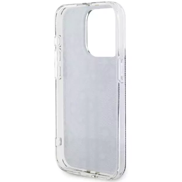 Guess IML 4G Gold Stripe case for iPhone 15 Pro - black 13