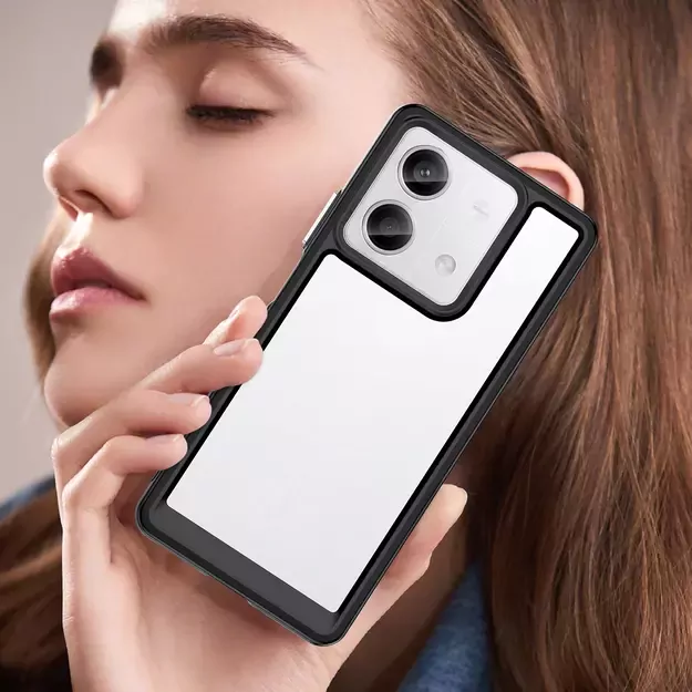 Outer Space Case with gel frame for Xiaomi Redmi Note 13 5G - black 13