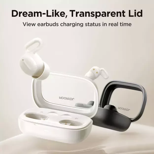 Joyroom JR-TS1 Cozydots Series TWS headphones with Bluetooth 5.3 and noise cancellation - white 9
