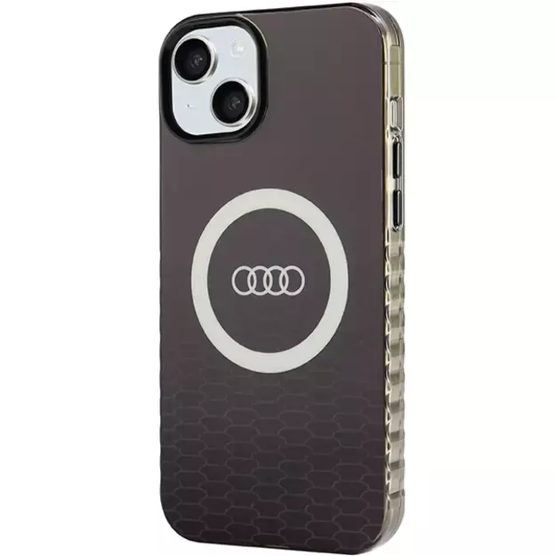 Audi IML Big Logo MagSafe case for iPhone 15 Plus / 14 Plus - black 1