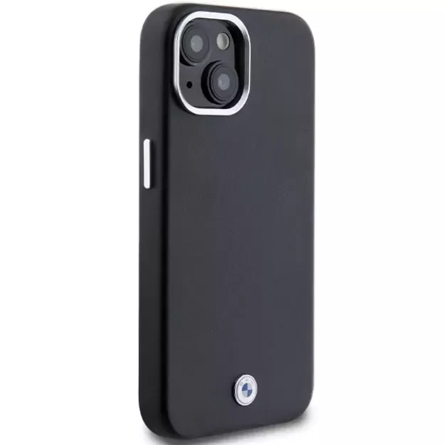 BMW Signature Wrapped Metal MagSafe Case for iPhone 15/14/13 - Black 3