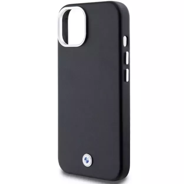 BMW Signature Wrapped Metal MagSafe Case for iPhone 15/14/13 - Black 5