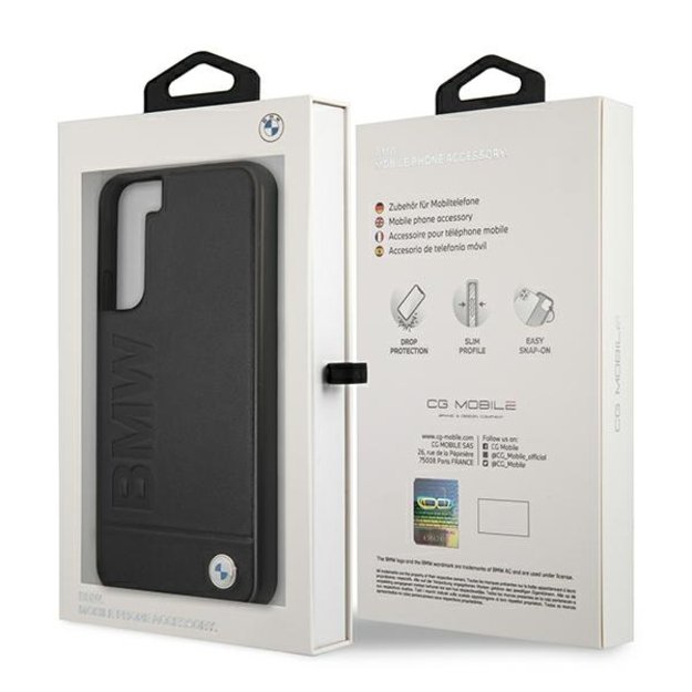Etui BMW BMHCS22MSLLBK S22+ S906 czarny/black hardcase Signature Logo Imprint 14