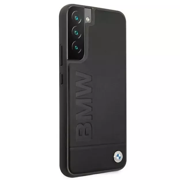 Etui BMW BMHCS22MSLLBK S22+ S906 czarny/black hardcase Signature Logo Imprint 3