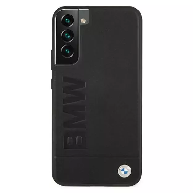 Etui BMW BMHCS22MSLLBK S22+ S906 czarny/black hardcase Signature Logo Imprint 2