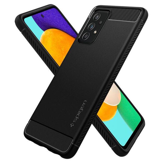 Spigen Rugged Armor Case for Samsung Galaxy A52 / A52S - Matte Black 26
