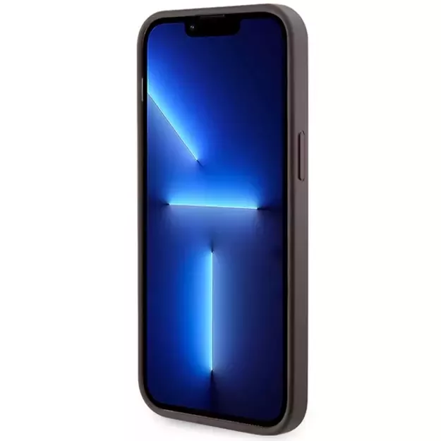 Guess 4G Printed Stripes MagSafe case for iPhone 15 Pro Max - brown 4