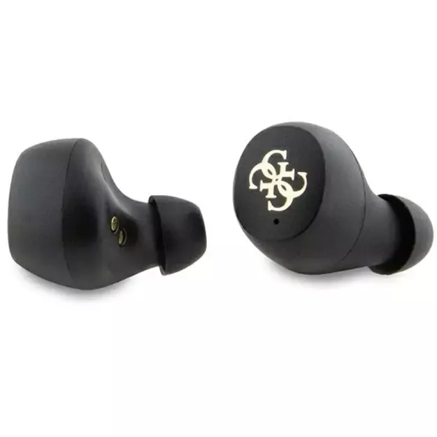 TWS Guess 4G Metal Bluetooth headphones with ENC docking station - pink 4