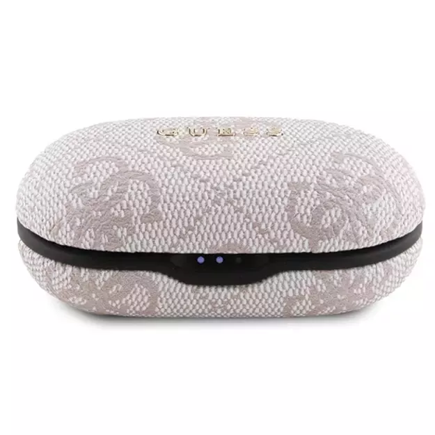 TWS Guess 4G Metal Bluetooth headphones with ENC docking station - pink 1