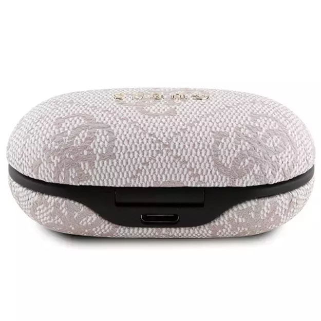 TWS Guess 4G Metal Bluetooth headphones with ENC docking station - pink 2