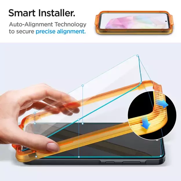Spigen Glass tR AlignMaster 2 Pack - Samsung Galaxy A35 5