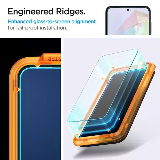 Spigen Glass tR AlignMaster 2 Pack - Samsung Galaxy A35 7