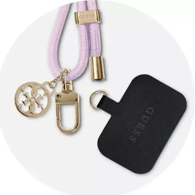 Guess CBDY Cord phone strap - lilac 6