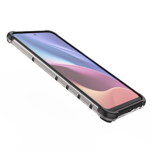 Honeycomb Case armor cover with TPU Bumper for Xiaomi Redmi K40 Pro+ / K40 Pro / K40 / Poco F3 transparent 20