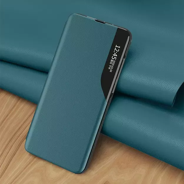 Eco Leather View Case Elegant Flip Cover Case with Stand Function Xiaomi Redmi K40 Pro + / K40 Pro / K40 / Poco F3 Orange 7