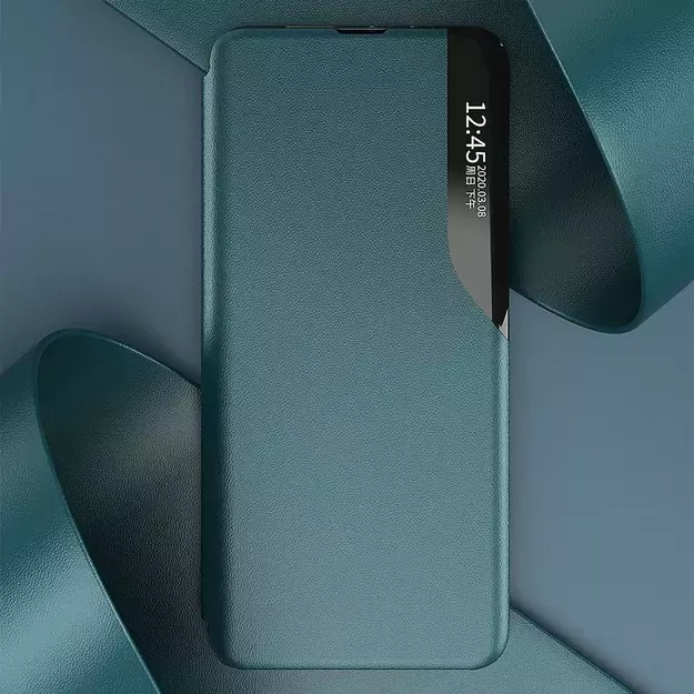 Eco Leather View Case Elegant Flip Cover Case with Stand Function Xiaomi Redmi K40 Pro + / K40 Pro / K40 / Poco F3 Orange 6