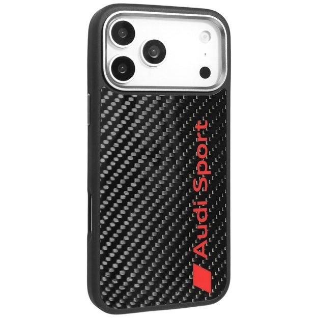 Audi R8 Carbon Fiber MagSafe Case for iPhone 17 Pro Max - Black 1