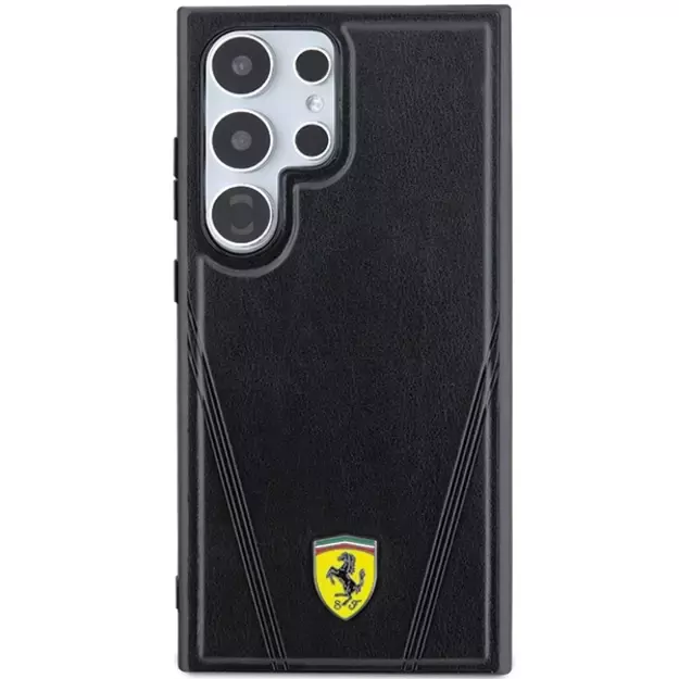 Ferrari Hot Stamp V Lines MagSafe case for Samsung Galaxy S24 Ultra - black 9