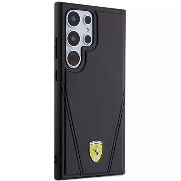Ferrari Hot Stamp V Lines MagSafe case for Samsung Galaxy S24 Ultra - black 10